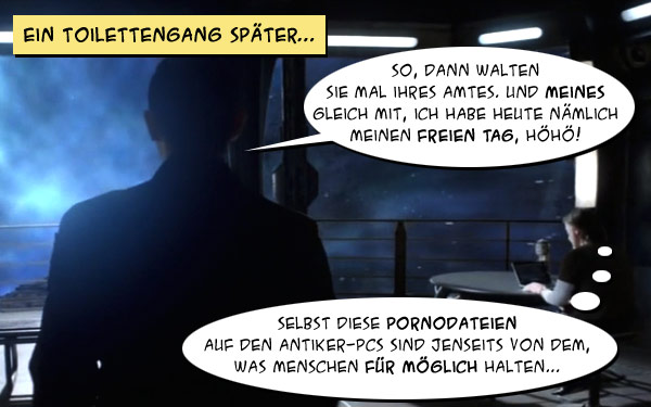 , Stargate Universe – 1.07 – “Earth” (Comic Inside!)