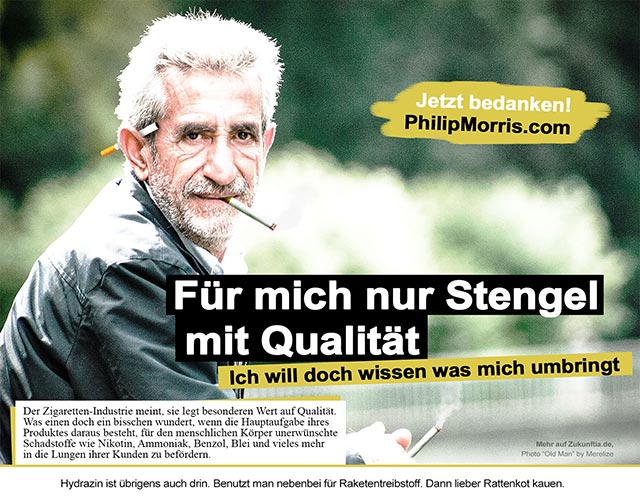 , Plakatwerbung mit dem Dampfhammer? &#8211; Na, gerne doch!