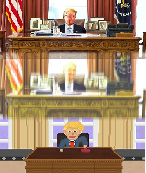 , Trump Stamp &#8211; Das Browser-Spiel für Missverstandene